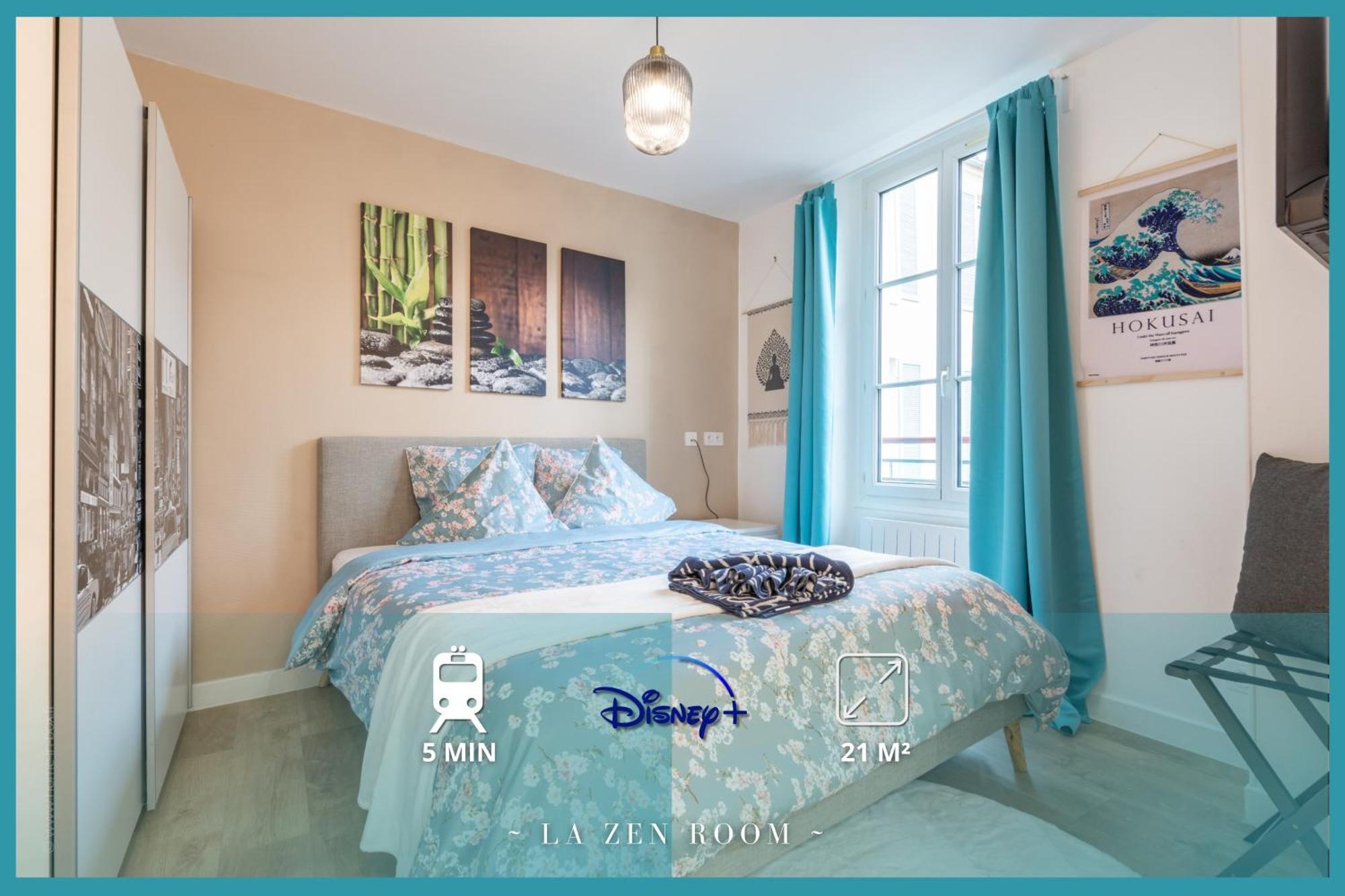 Sweethost - La Zen Room - Studio Proche Gare & Disneyland Lagny Exterior foto